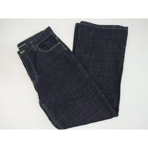 DKNY Dark Wash Wide Leg Denim Jeans Size 8